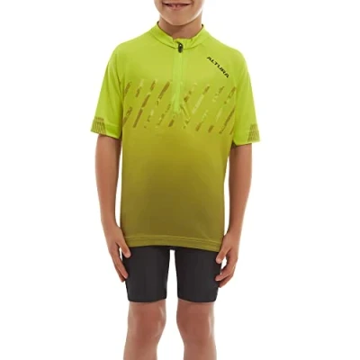 Image de Altura Airstream Maillot à Manches Courtes (K) Citron 11 12 2022 Jersey SS Unisexe, Vert, Ans