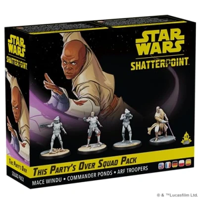 Image de Asmodee Atomic Mass Games Star Wars Shatterpoint : La Fête est Finie Set d’Escouade Jeux de société Figurines Jeu d&#039;escarmouche A partir 14 Ans 2 Joueurs Version française