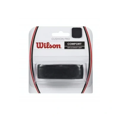 Image de Wilson Bande de Maintien, Cushion Pro Repl Grip, Maintien Simple, Unisexe, Noir, 1 Pièce, WRZ4209BK