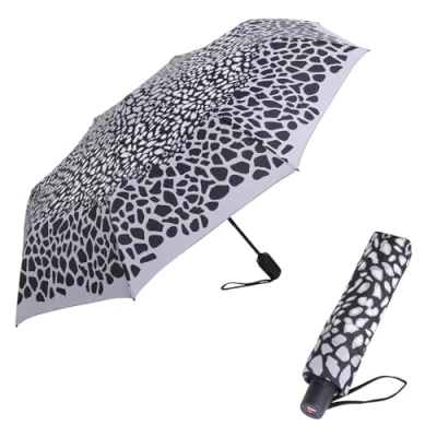Image de Knirps parapluie I.200 Medium Duomatic avec poche I petit de bouton poussoir automatique léger &amp; résistant aux tempêtes
