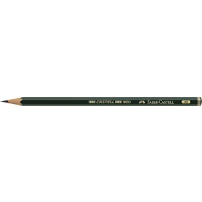 Image de Faber CASTELL b 9000 3B Blister avec 1 crayon de graphite 9000, graduation