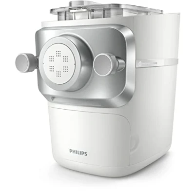 Image de Philips Machine à Pâtes Series 7000 Technologie ProExtrude, Entièrement Automatique, De Mélange Parfaite, 6 Disques Mise En Forme, Blanc (HR2660/00)