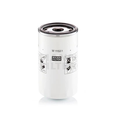 Image de MANN FILTER W 1152/1 Filtre à huile vissé RENAULT TRUCKS: Midliner, Midlum