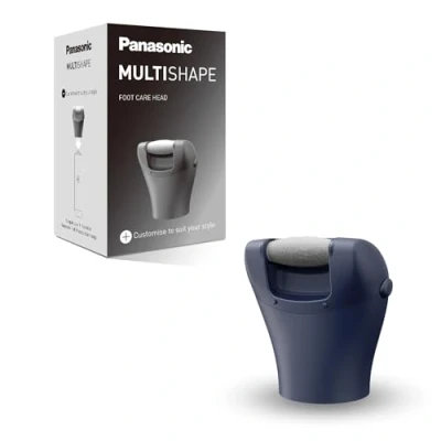 Image de Panasonic ER CFC1 A503 MULTISHAPE (Système Modulaire de Soins Personnels) Tête Pédicure, Lime Électrique pour les Pieds, Élimine Callosités, Micro Céramique, Noir