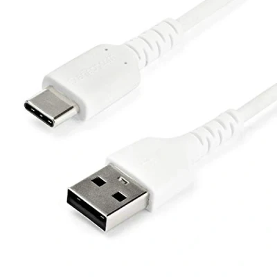 Image de Câble USB C vers 2.0 de 1m Haute qualité Cordon Type A Compatible Thunderbolt 3 M/M Blanc (RUSB2AC1MW)