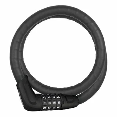 Image de Abus Cadenas à câble blindé Steel O Flex Tresorflex 6615C + Support SCMU Combinaison en d&#039;acier avec Blindage Douilles Niveau de sécurité 5 85 cm