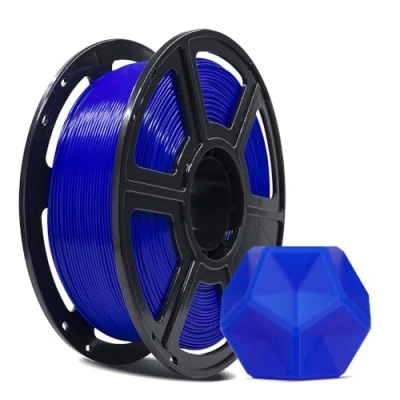 Image de FLASHFORGE Filament PLA PRO pour imprimante 3D, 1,75 mm, bobine de 1 kg, précision dimensionnelle +/ 0,02 mm 3D FDM, meilleure ténacité et pas nœuds (bleu)