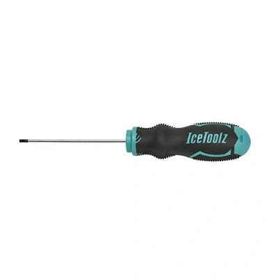 Image de IceToolz Tournevis à lame plate unisexe, 28s3, 3 mm, noir, S