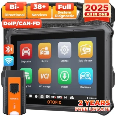 Image de OTOFIX Valise Diagnostic Auto D1 Lite, 2024 Tous Les Voiture du système avec Test Actif, 38+ Fonctions de Service, réinitialisation l&#039;huile, EPB, SAS, BMS, 2 Ans Mise à Jour Gratuite