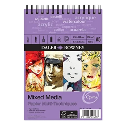 Image de DR GDAMMA5 Papier à spirale Format A5 250 g/m²