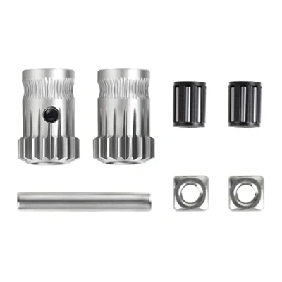 Image de UniTak3D Dual Drive Extruder Gear Roues d&#039;extrusion en Acier Inoxydable Pour Prusa i3 MK2/MK3, Ender 3 V2 Pro, 5, Wanhao D9, Anet E10, Geeetech A10