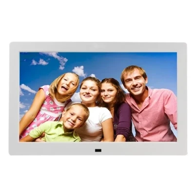 Image de Cadre Photo Numérique 10 Pouces Lecteur Multimédia USB Vidéo Mpeg4 LCD MP3 Blanc YONIS Neuf