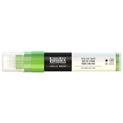 Image de Liquitex 00033 Marqueur Pointe Large 8 15 mm Vert Vif Citron