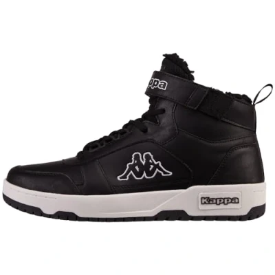 Image de Kappa Mixte Code Style: 243380 Hanbury Fur Basket , Noir Blanc,45 EU