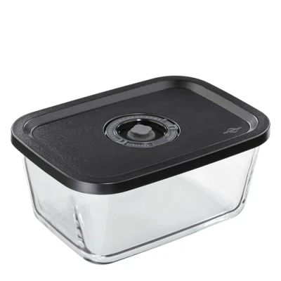 Image de Küchenprofi EasyFresh Boîte sous vide Taille L Verre incassable Conservation des aliments par pompe à avec couvercle en plastique Hermétique et anti fuite Passe au four