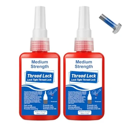 Image de LAMXIN Frein Filet Fort 100ml, Intensité Moyenne Antirouille Et Anti Lâche, Bleu pour Combler Les Espaces Serrer Boulons, écrous