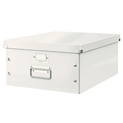 Image de Leitz Boîte de Rangement A3, Click &amp; Store, 60450001 Grande, Blanc