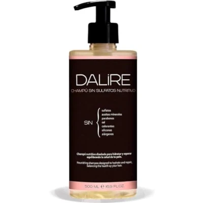 Image de DALIRE SHAMPOOING NUTRITIONNEL BIO NO SULPHATE, SULPHATES, SILICONES EFFET DETOX pour cheveux secs, foncés et tannés Recommandé par les DERMATOLOGUES DERMATITES démangea