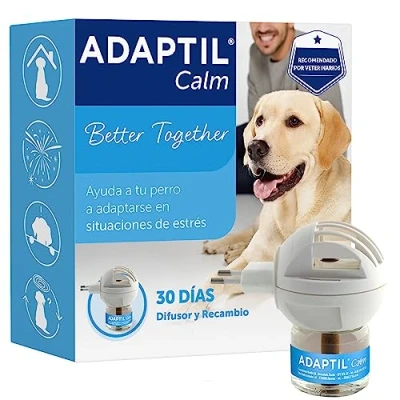Image de Adaptil calme Anti stress pour les chiens Home Alone, Peur, bruits forts, Adoption Diffuseur + Recharge 48ml
