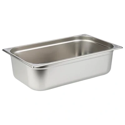 Image de APS 81106 récipient GN 1/1, Gastronorm en acier inoxydable/Dimensions 32,5 x 53 cm/Profondeur 150 mm/Volume 20 litres