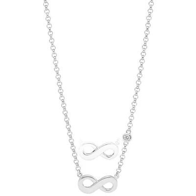 Image de Fossil Collier, Femme, Taille: One Size, Silber