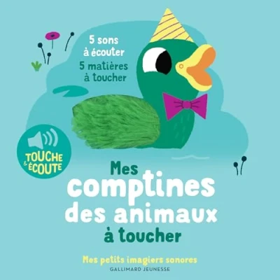 Image de Mes comptines des animaux à toucher: 5 sons écouter, matières toucher