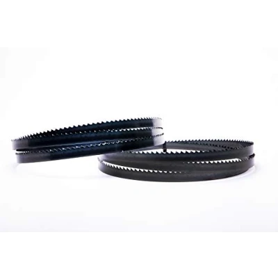 Image de Lot de 2 lames scie à ruban Encut haute performance 2240 x 16 0,65 mm, acier outils 4 dents par pouce Pour le bois, etc. Elektra Beckum Metabo Güde