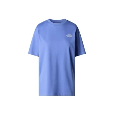 Image de The North Face Essential Oversize TEE Tshirt imprimé, Femme, Taille: Small, Virtual blue