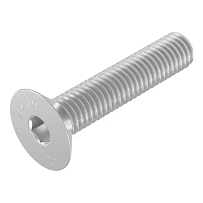 Image de Vis à tête fraisée SECCARO M3 x 16 mm, acier inoxydable V2A VA A2, DIN 7991 / ISO 10642, emboîture hexagonale, 20 pièces