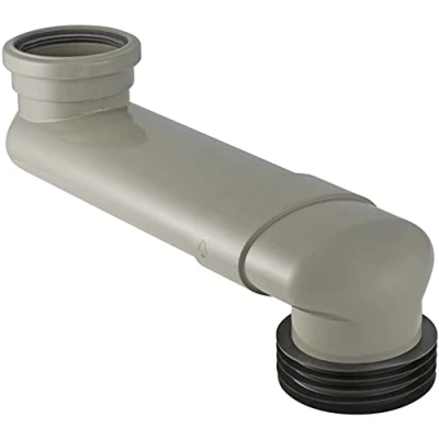 Image de Geberit 388350291 Raccord coudé en PVC pour WC horizontal DN 90/100, Gris