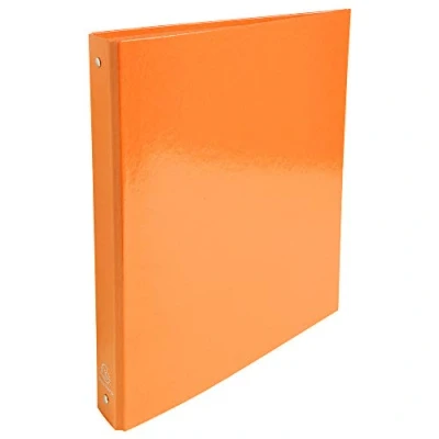 Image de Exacompta réf. 519294E Carton de 10 classeurs rigides Iderama 4 anneaux ronds diamètre 30 mm Dos 40 Dimensions extérieures : 32 x 26 cm Format à classer A4 Coloris orange