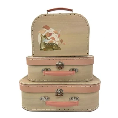 Image de Egmont Toys Set de 3 valises Faon Carton 530142