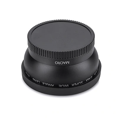 Image de EBTOOLS pour Wide Angle Lens 18 55mm Objectif Grand Lenses Macro 52mm 0.45X, convertisseur Angle, Plan
