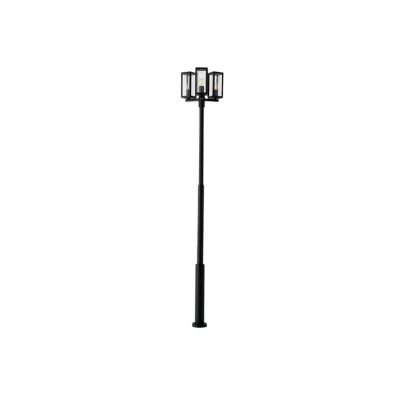 Image de Lucande luminaire d&#039;extérieur Siveta, 240 cm, 3 lampes, noir, alu