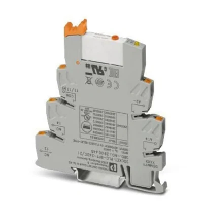 Image de Phoenix Contact Bloc relais PLC RPT 24DC/21/MS Tension nominale : 24 V/DC Courant de commutation (max.) 6A 1 We