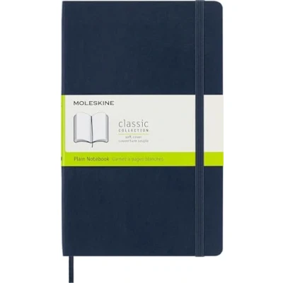 Image de Moleskine Carnet Large Uni Couverture Souple Bleu Saphir