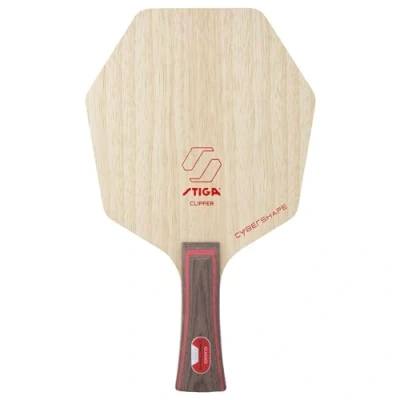 Image de Stiga Clipper Cybershape® Bois de Tennis Table Offensif avec Forme Unique pour Plus Puissance et Contrôle Concave