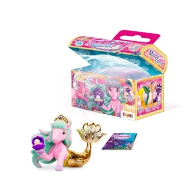 Image de GALUPY Mermaid Figurine Licorne avec Queue de sirène et Cristal Swarovski, Jouet à Collectionner, 1 mi dans Un Coffre au trésor