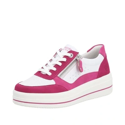 Image de Remonte Femme D1c00 Basket, Fuchsia, Blanc, Magenta, Blanc 81, 40 EU