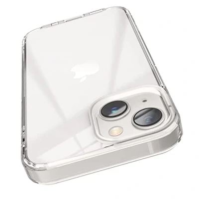 Image de elago Coque Hybride Transparente Compatible avec iPhone 13 (6.1&quot;), Technologie PC + TPU, Étui Anti Jaunissant, Protection Complète du Corps Pare Chocs Antichoc (Transparent)
