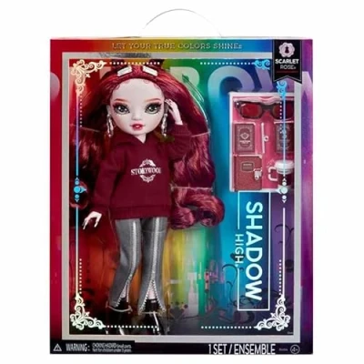 Image de RAINBOW High Shadow Series 3 Scarlett Poupée Mannequin Bordeaux Tenue à la Mode et + de 10 Accessoires Jeu Colorés Idéal pour Les Enfants 4 12 Ans Collectionneurs