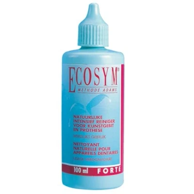 Image de Ecosym Gel nettoyant intensif pour prothèses Utilisation hebdomadaire Bleu clair 100 ml