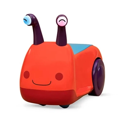 Image de B. Toys Toy Snail Ride On Lights &amp; Sounds Seat with Storage 1 Year + Buggly Wuggly, BX1388C1Z, Multicolore