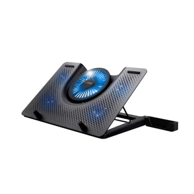 Image de Trust Gaming Refroidisseur Ordinateur Portable GXT 1125 Quno Support de Refroidissement pour Portables jusqu&#039;à 17,3 Pouces, 5 Ventilateurs Éclairés, Refroidit Votre Équipement, Hauteurs Réglables