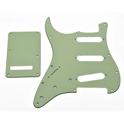 Image de Kaish Vert menthe 3 plis pour gaucher ST Strat SSS Pickguard, Trem Housse USA Fender