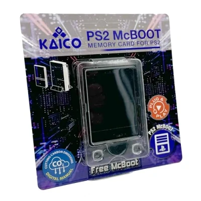 Image de Kaico Free McBoot 8MB PS2 Memory Card Running FMCB 1.966 pour Sony Playstation 2 Your Plug and Play CFW