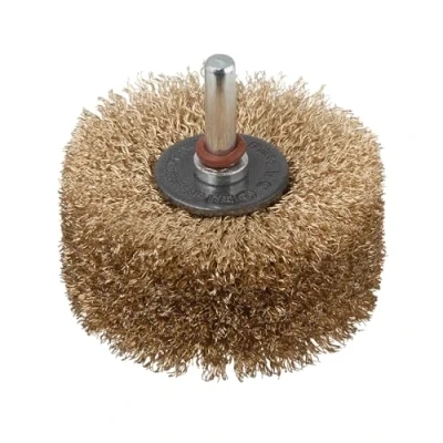 Image de wolfcraft 2265000 Brosse à structurer le bois Queue 8 mm Diamètre 80 x 35