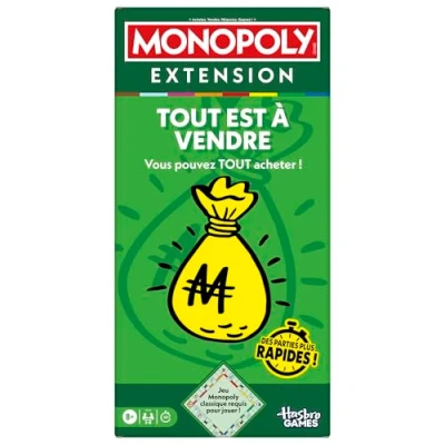 Image de Monopoly, Extension Tout est à Vendre (Jeu Monopoly Classique requis pour Jouer) Version française