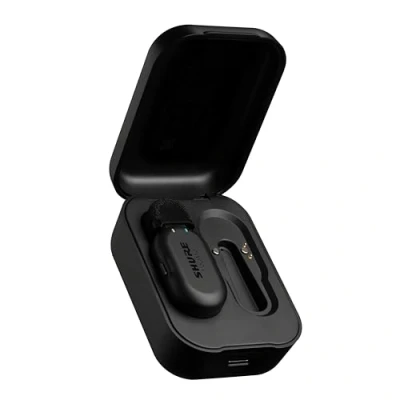 Image de Shure MoveMic One Microphone Lavalier sans Fil Direct to Phone pour iPhone et Android, Micro Miniature Bluetooth, 24 Heures de Charge, Configuration Rapide, IPX4, (MV Z6)