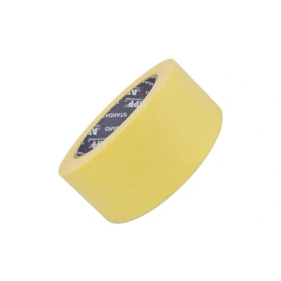 Image de APP Standard 60C Ruban de masquage pour peinture 48 mm peinture, vernis, et rénovation Résistant aux températures allant jusqu&#039;à Jaune 45 m x
